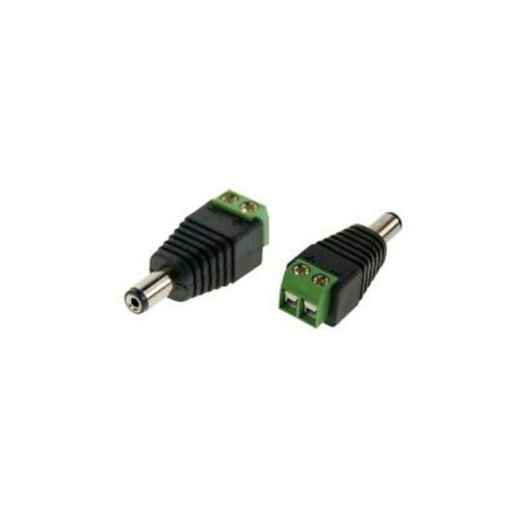 1 - Klem-naar-jack-connectoradapter voor 3528 5050 LED-strips